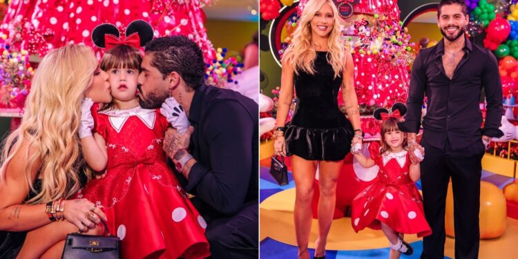 Virginia faz megafesta de aniversário para a filha Maria Alice em Goiânia