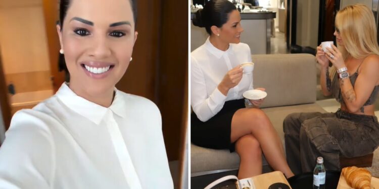 Aeromoça goiana viraliza após ‘entrevista de emprego’ com Virginia em Dubai