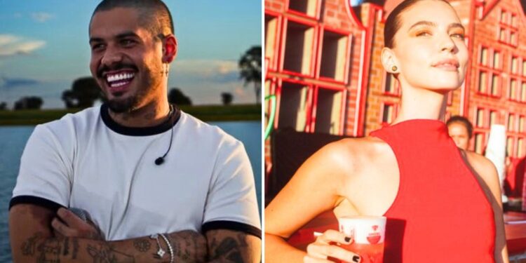Zé Felipe passa a seguir atriz Alanis Guillen após pedido inusitado, e babá brinca: 'Esse homem é o cão’